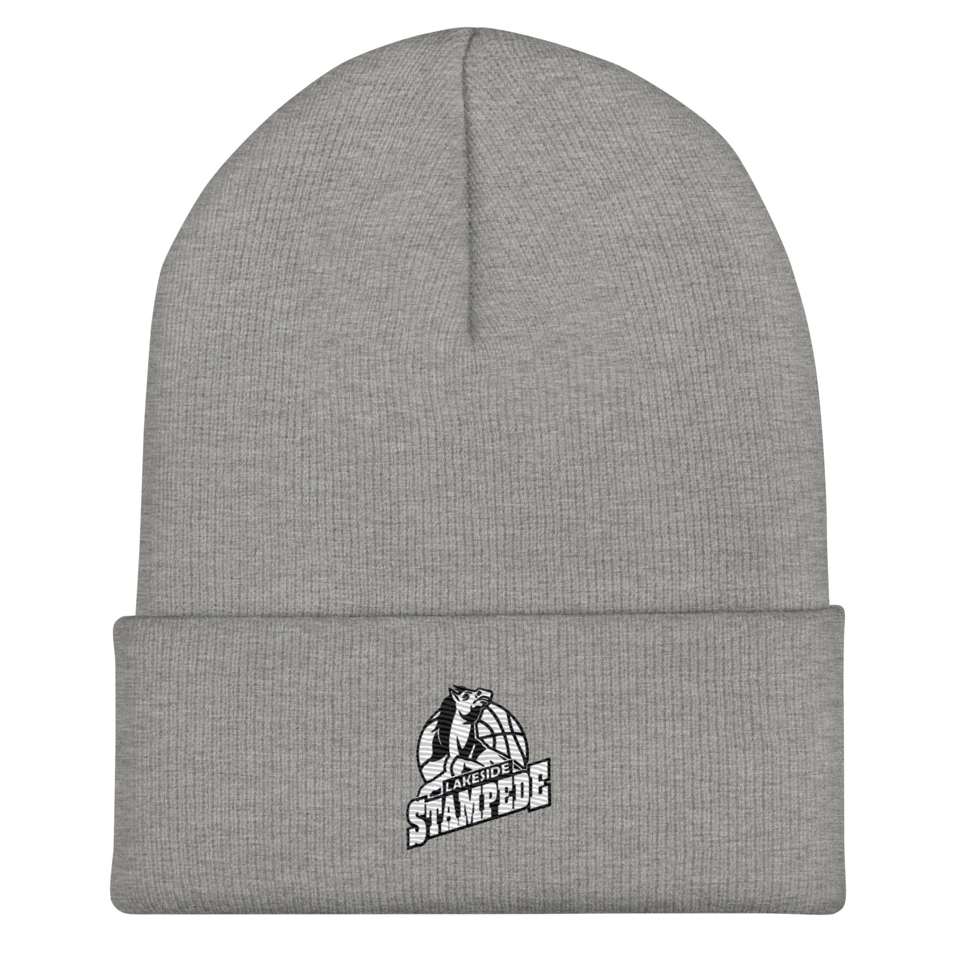 Cuffed Beanie | Lakeside Stampede | Basketball Mascot Logo