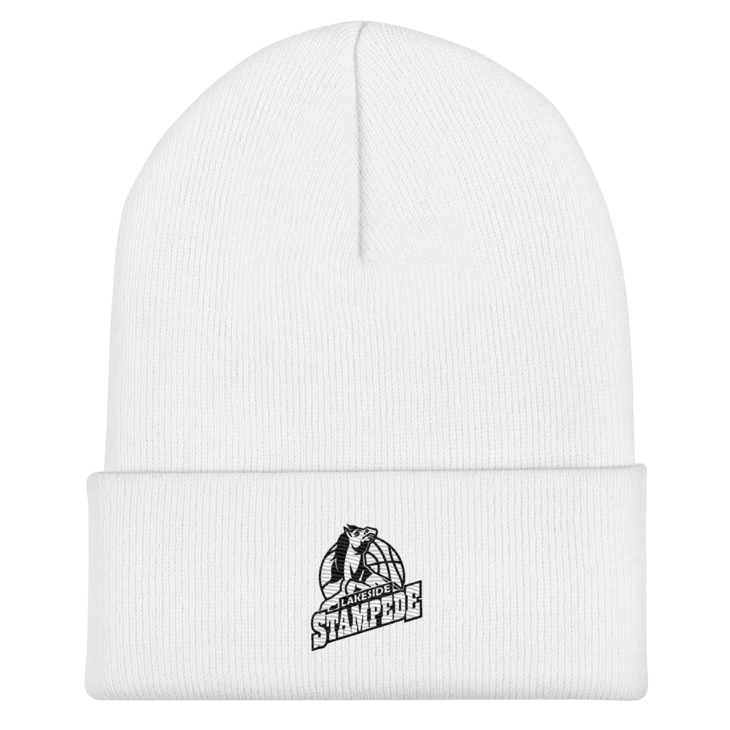 Cuffed Beanie | Lakeside Stampede | Basketball Mascot Logo