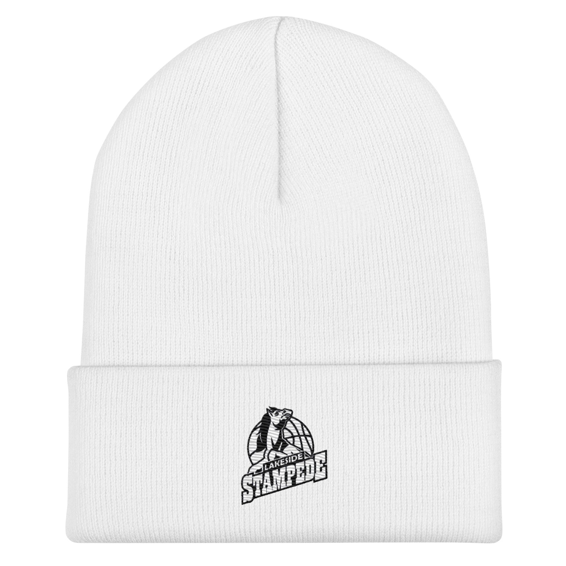 Cuffed Beanie | Lakeside Stampede | Basketball Mascot Logo