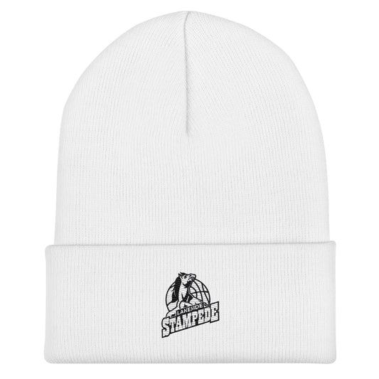 Cuffed Beanie | Lakeside Stampede | Basketball Mascot Logo