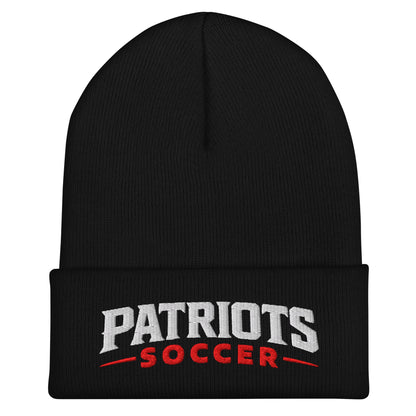 Cuffed Beanie | LFMS Athletics | Patriots Soccer Logo