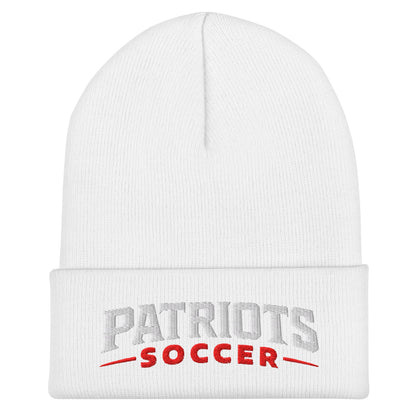 Cuffed Beanie | LFMS Athletics | Patriots Soccer Logo