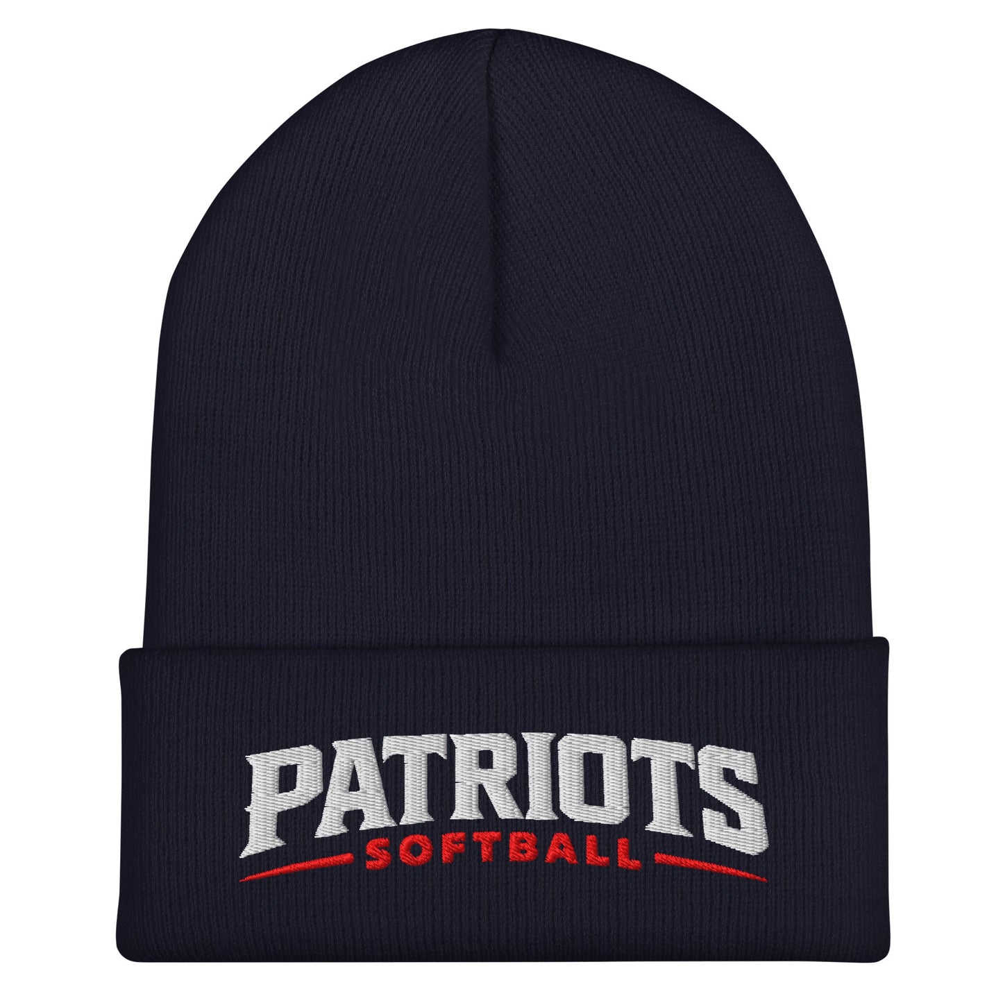 Cuffed Beanie | LFMS Athletics | Patriots Softball Logo