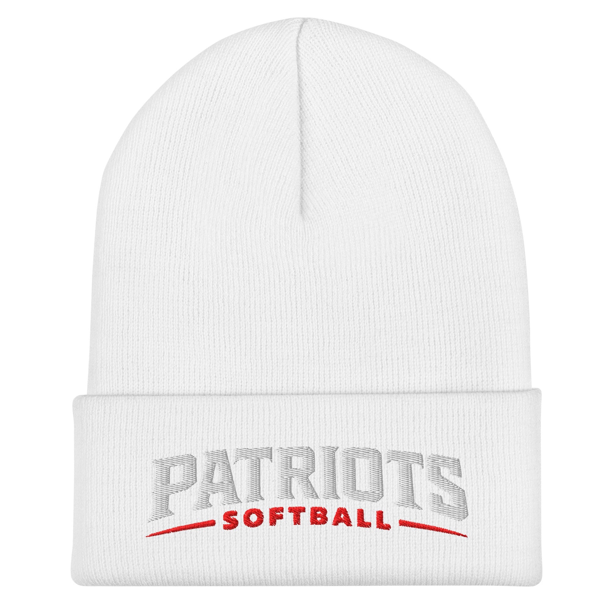 Cuffed Beanie | LFMS Athletics | Patriots Softball Logo
