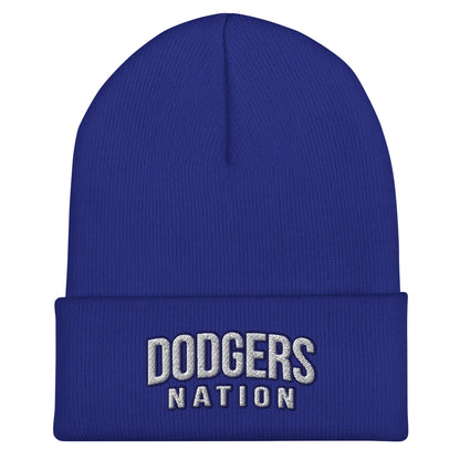 Cuffed Beanie | LI Dodgers Nation | Varsity Crest Logo