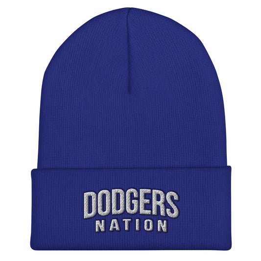 Cuffed Beanie | LI Dodgers Nation | Varsity Crest Logo