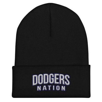 Cuffed Beanie | LI Dodgers Nation | Varsity Crest Logo
