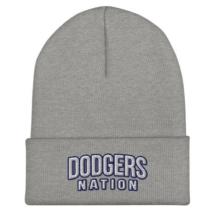 Cuffed Beanie | LI Dodgers Nation | Varsity Crest Logo