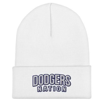 Cuffed Beanie | LI Dodgers Nation | Varsity Crest Logo