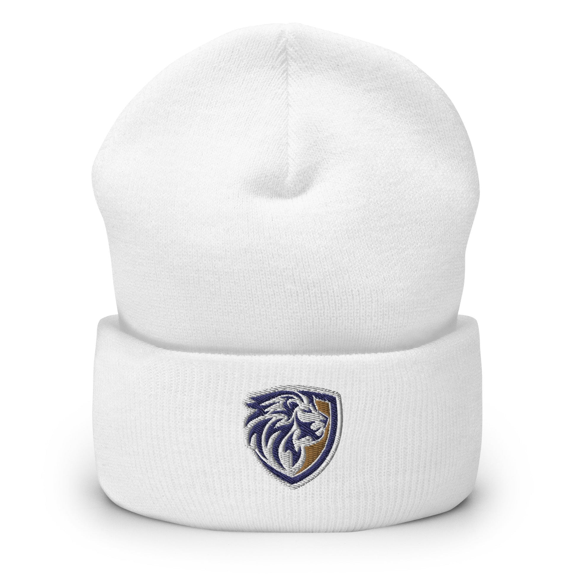 Cuffed Beanie Lion Mascot - Solebury Wrestling Club