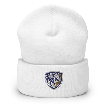 Cuffed Beanie Lion Mascot - Solebury Wrestling Club