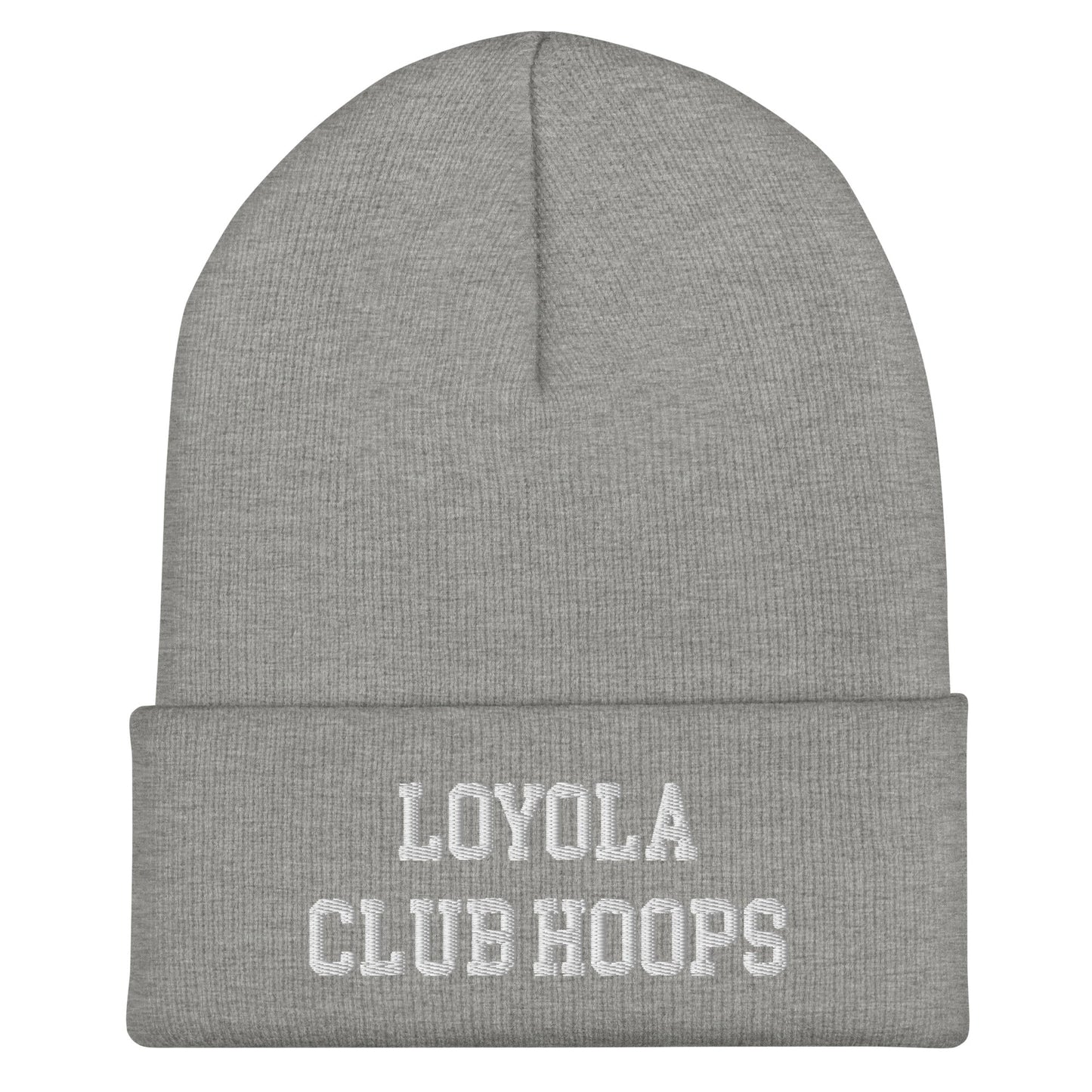 Cuffed Beanie | Loyola MD Club Basketball | Hoops Logo