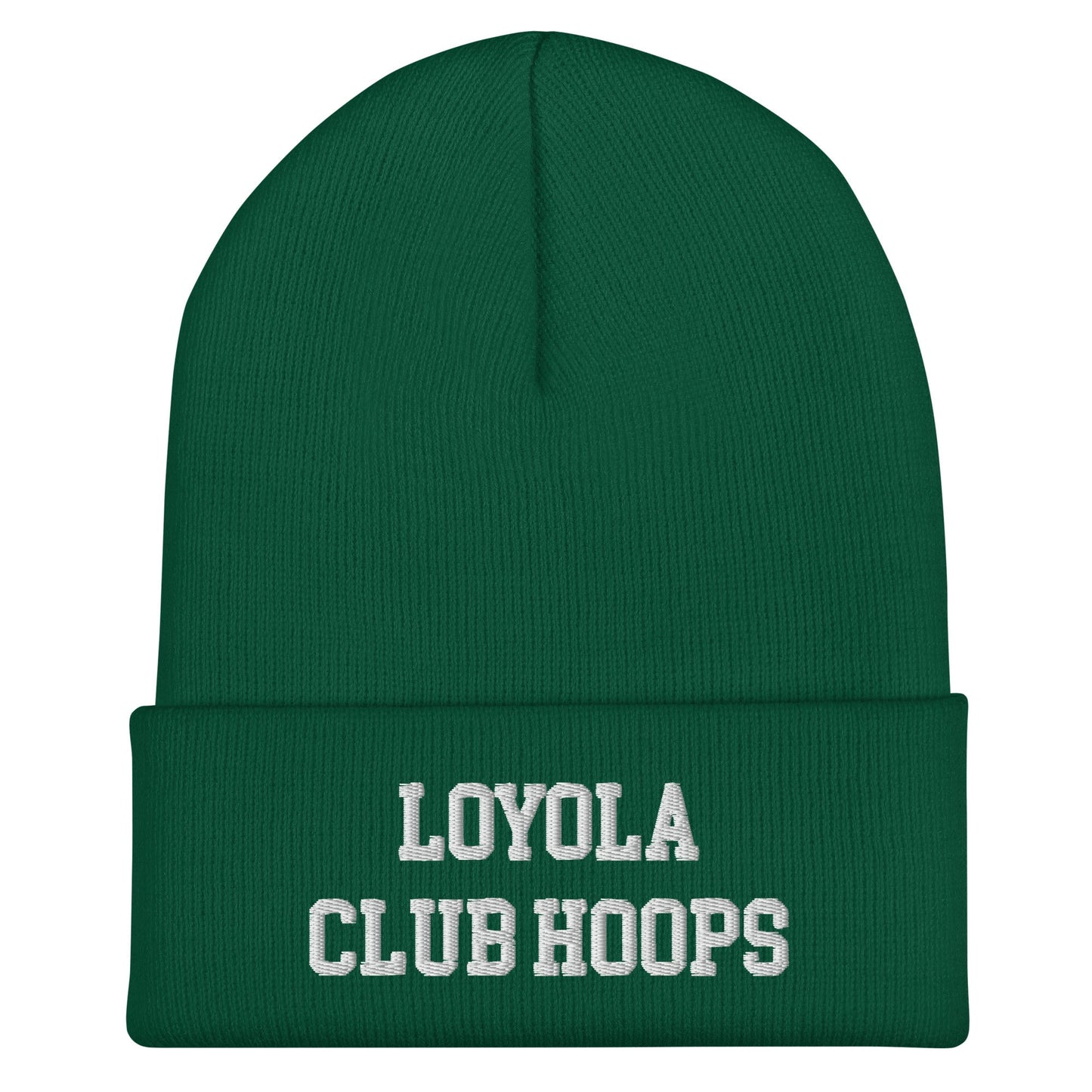 Cuffed Beanie | Loyola MD Club Basketball | Hoops Logo