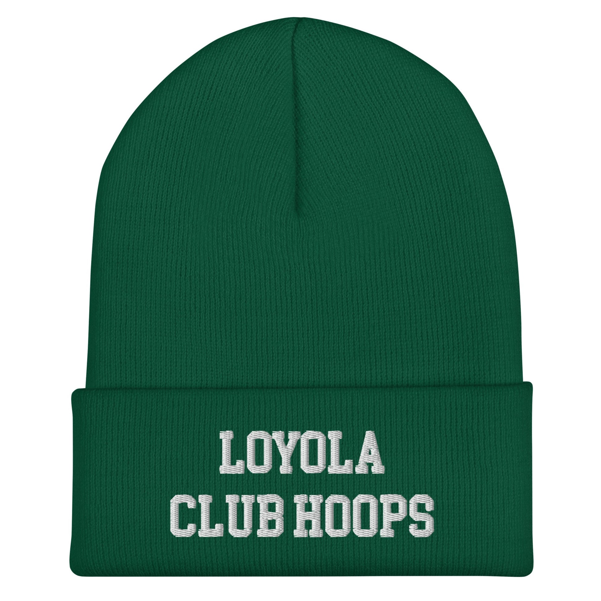 Cuffed Beanie | Loyola MD Club Basketball | Hoops Logo
