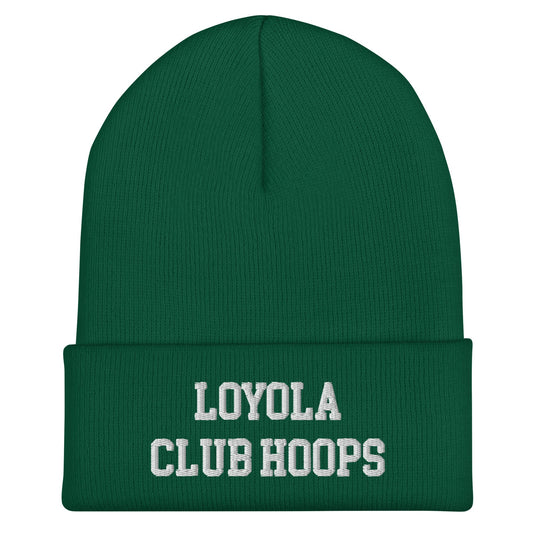 Cuffed Beanie | Loyola MD Club Basketball | Hoops Logo