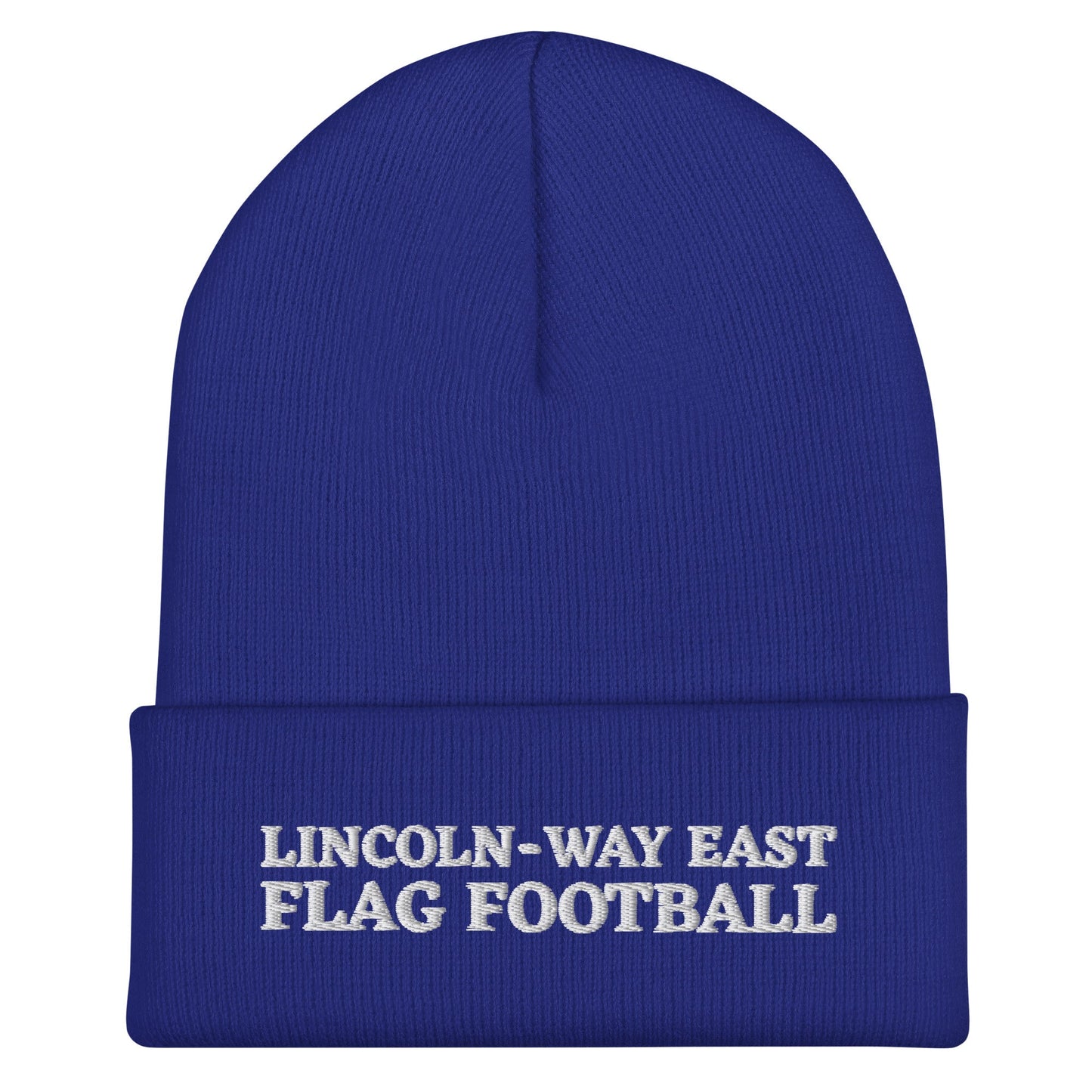 Cuffed Beanie | LWE Flag Football | Crest Logo