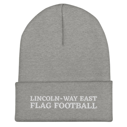 Cuffed Beanie | LWE Flag Football | Crest Logo