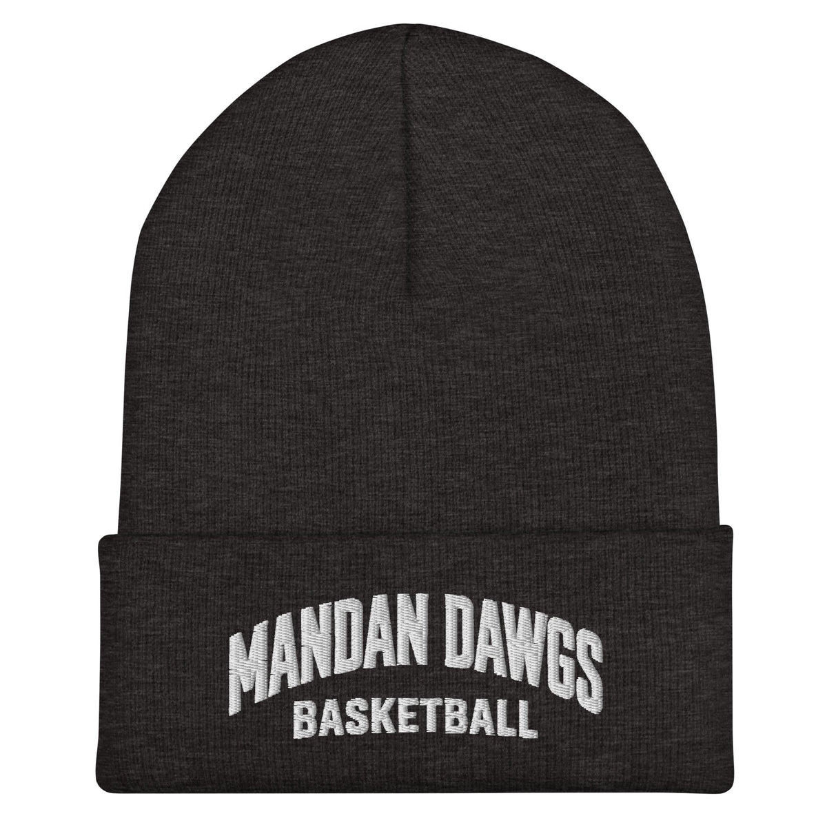 Cuffed Beanie | Mandan Dawgs Basketball | Crest Logo