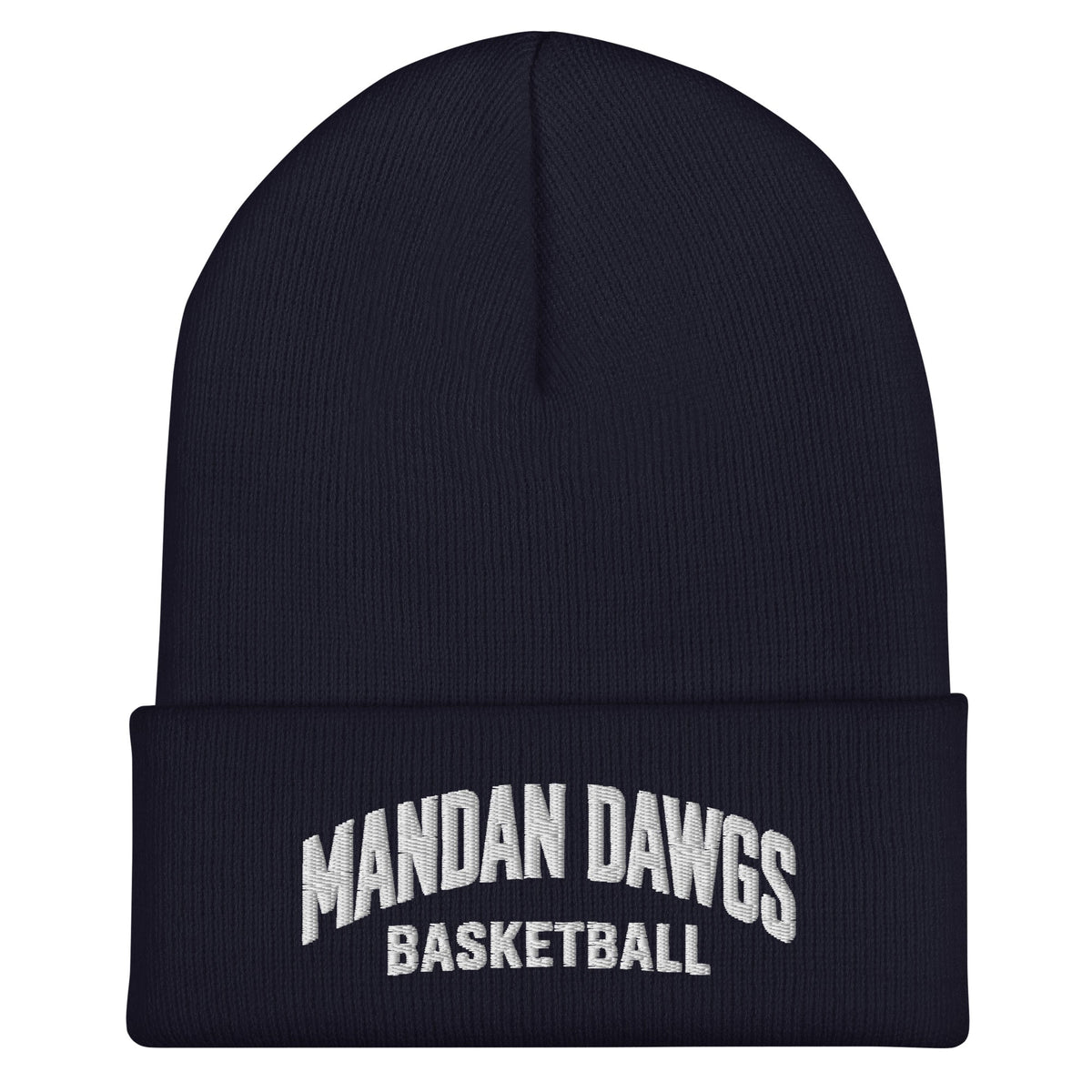 Cuffed Beanie | Mandan Dawgs Basketball | Crest Logo