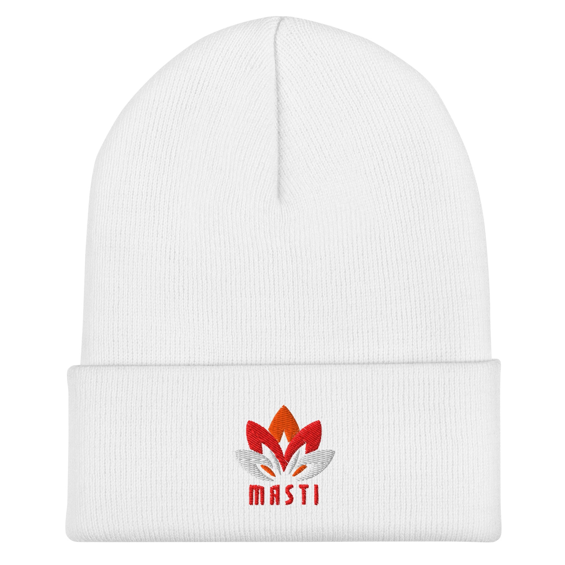 Cuffed Beanie | MASTI | Lotus Logo