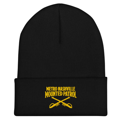 Cuffed Beanie | Metro Nashville Police Department Horse Mounted Patrol | Crest Logo
