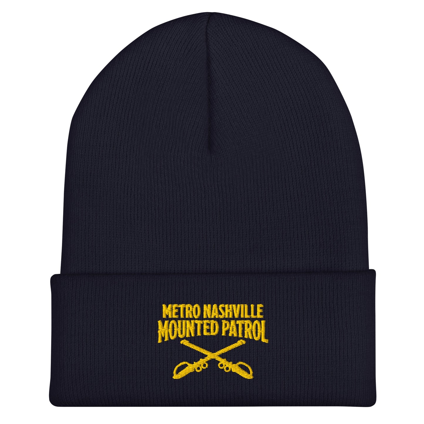 Cuffed Beanie | Metro Nashville Police Department Horse Mounted Patrol | Crest Logo