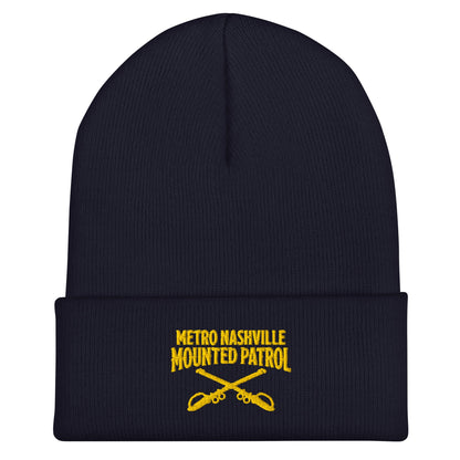 Cuffed Beanie | Metro Nashville Police Department Horse Mounted Patrol | Crest Logo