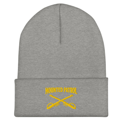 Cuffed Beanie | Metro Nashville Police Department Horse Mounted Patrol | Sabres Logo