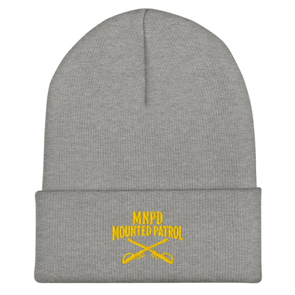 Cuffed Beanie | Metro Nashville Police Department Horse Mounted Patrol | Sabres MNPD Logo