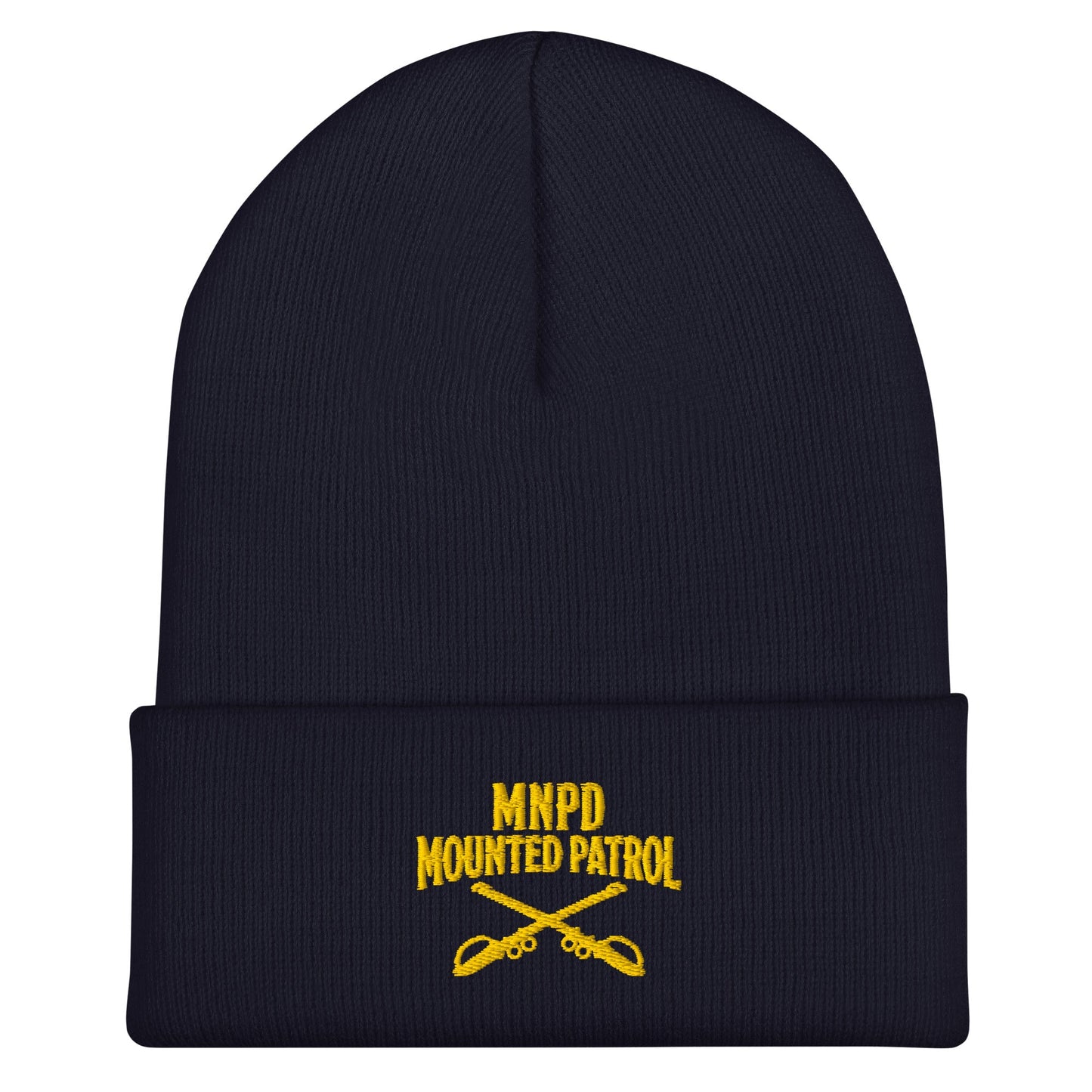 Cuffed Beanie | Metro Nashville Police Department Horse Mounted Patrol | Sabres MNPD Logo
