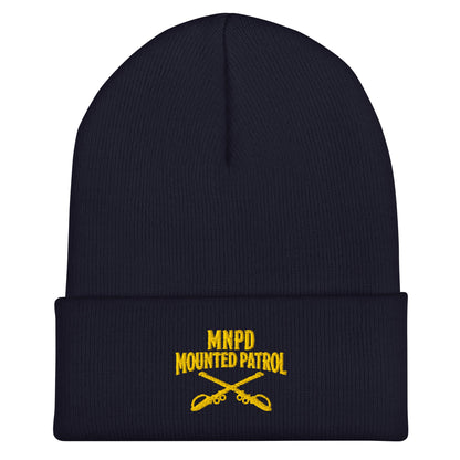 Cuffed Beanie | Metro Nashville Police Department Horse Mounted Patrol | Sabres MNPD Logo