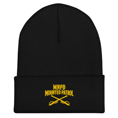 Cuffed Beanie | Metro Nashville Police Department Horse Mounted Patrol | Sabres MNPD Logo