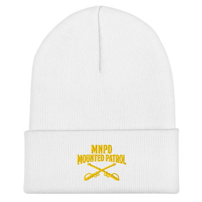 Cuffed Beanie | Metro Nashville Police Department Horse Mounted Patrol | Sabres MNPD Logo