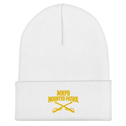 Cuffed Beanie | Metro Nashville Police Department Horse Mounted Patrol | Sabres MNPD Logo