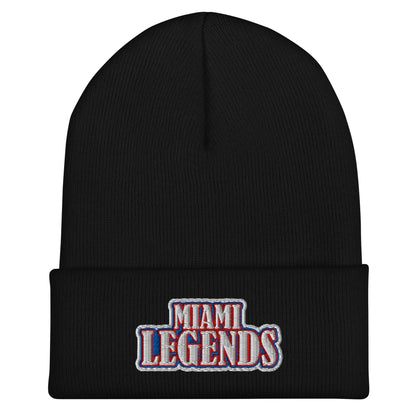 Cuffed Beanie | Miami Legends Football | King Shield Logo