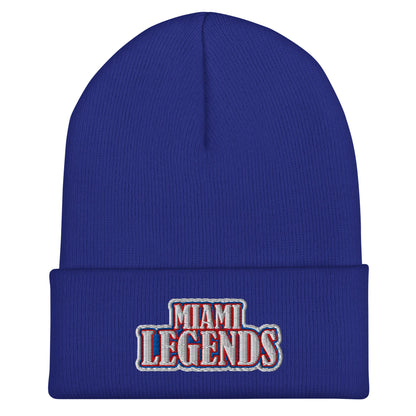 Cuffed Beanie | Miami Legends Football | King Shield Logo