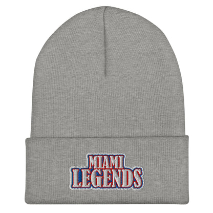 Cuffed Beanie | Miami Legends Football | King Shield Logo