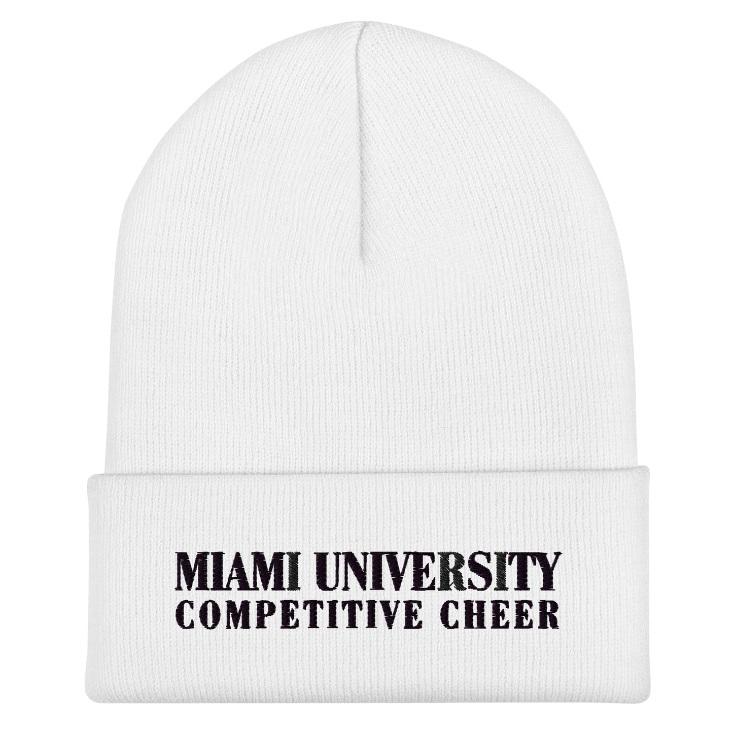 Cuffed Beanie | Miami University Competitive Cheer Team | Alt Logo