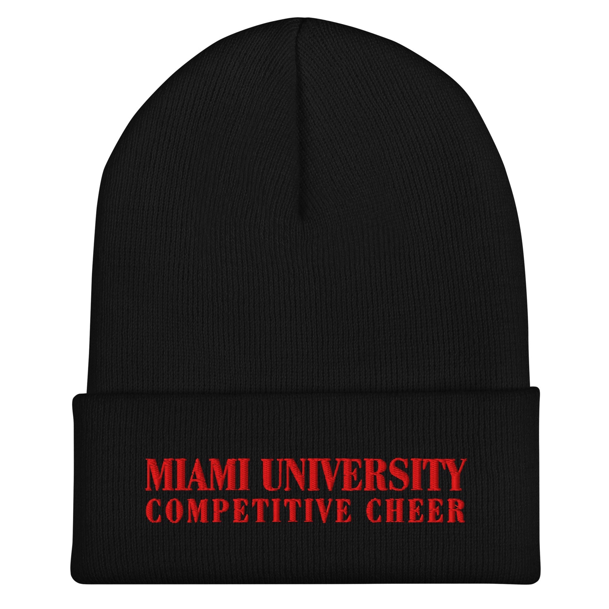 Cuffed Beanie | Miami University Competitive Cheer Team