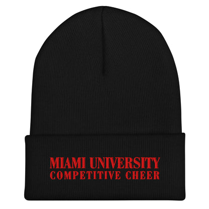 Cuffed Beanie | Miami University Competitive Cheer Team