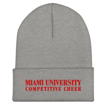 Cuffed Beanie | Miami University Competitive Cheer Team