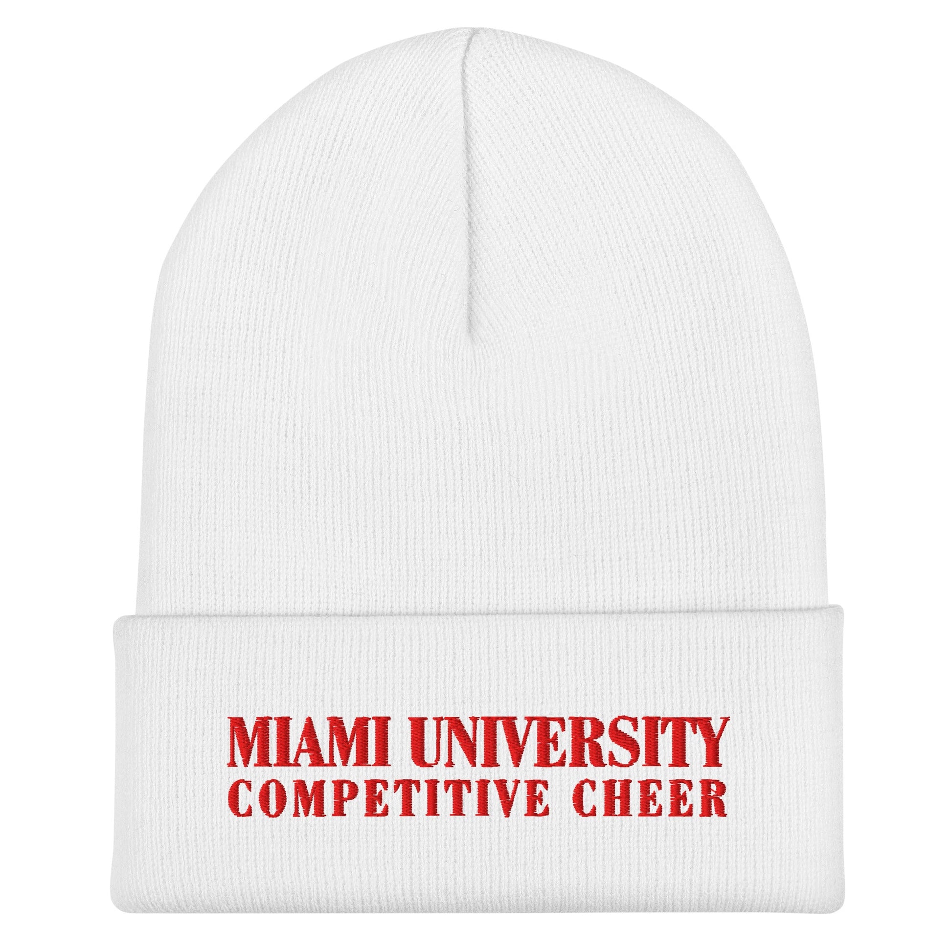 Cuffed Beanie | Miami University Competitive Cheer Team