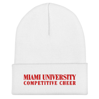 Cuffed Beanie | Miami University Competitive Cheer Team