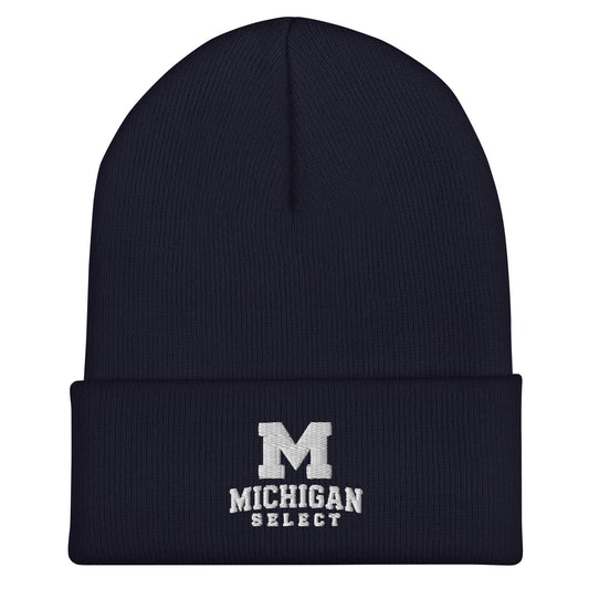 Cuffed Beanie | Michigan Select Baseball | Crest Logo