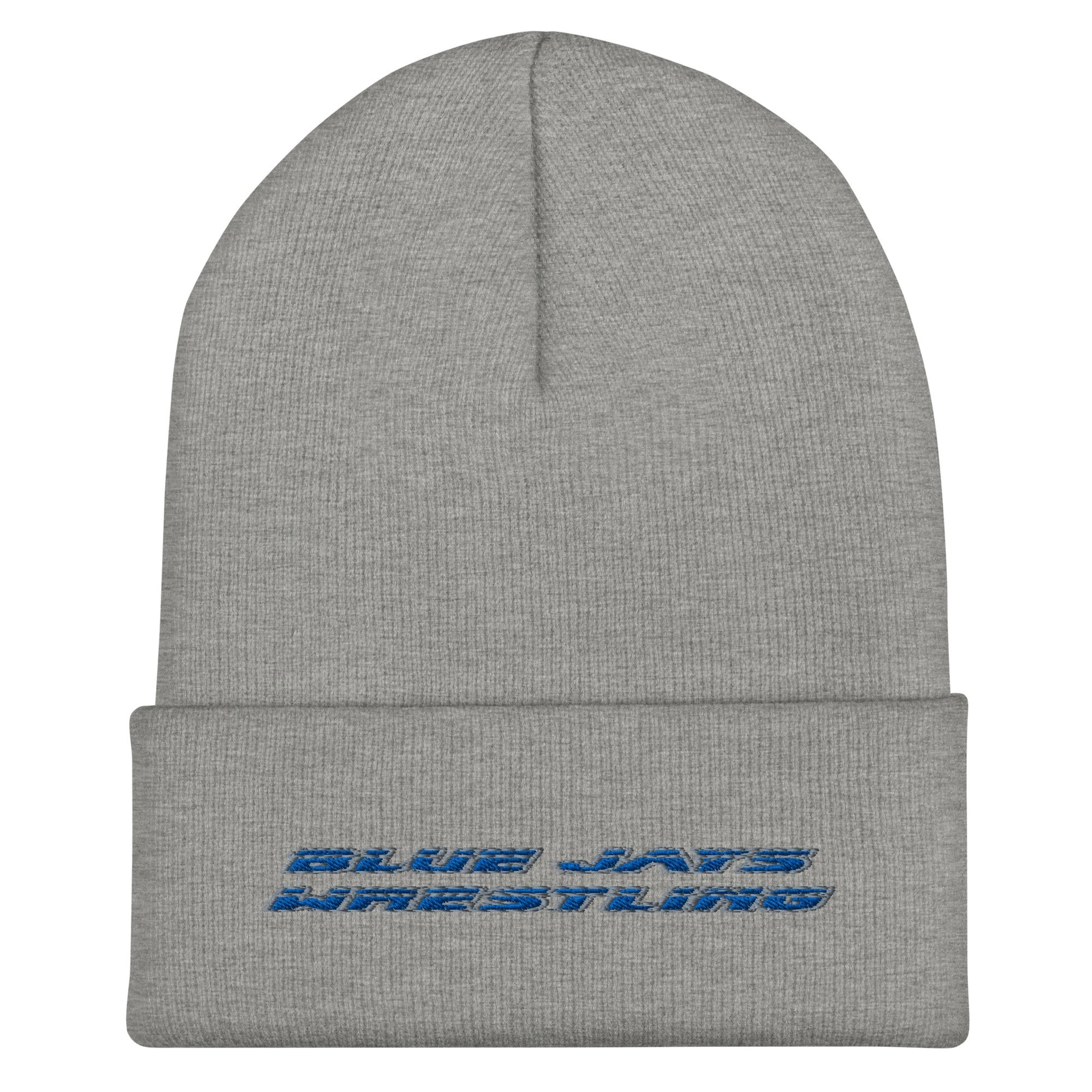 Cuffed Beanie | Middlesex Bluejays Wrestling | Retro Wrestling Logo
