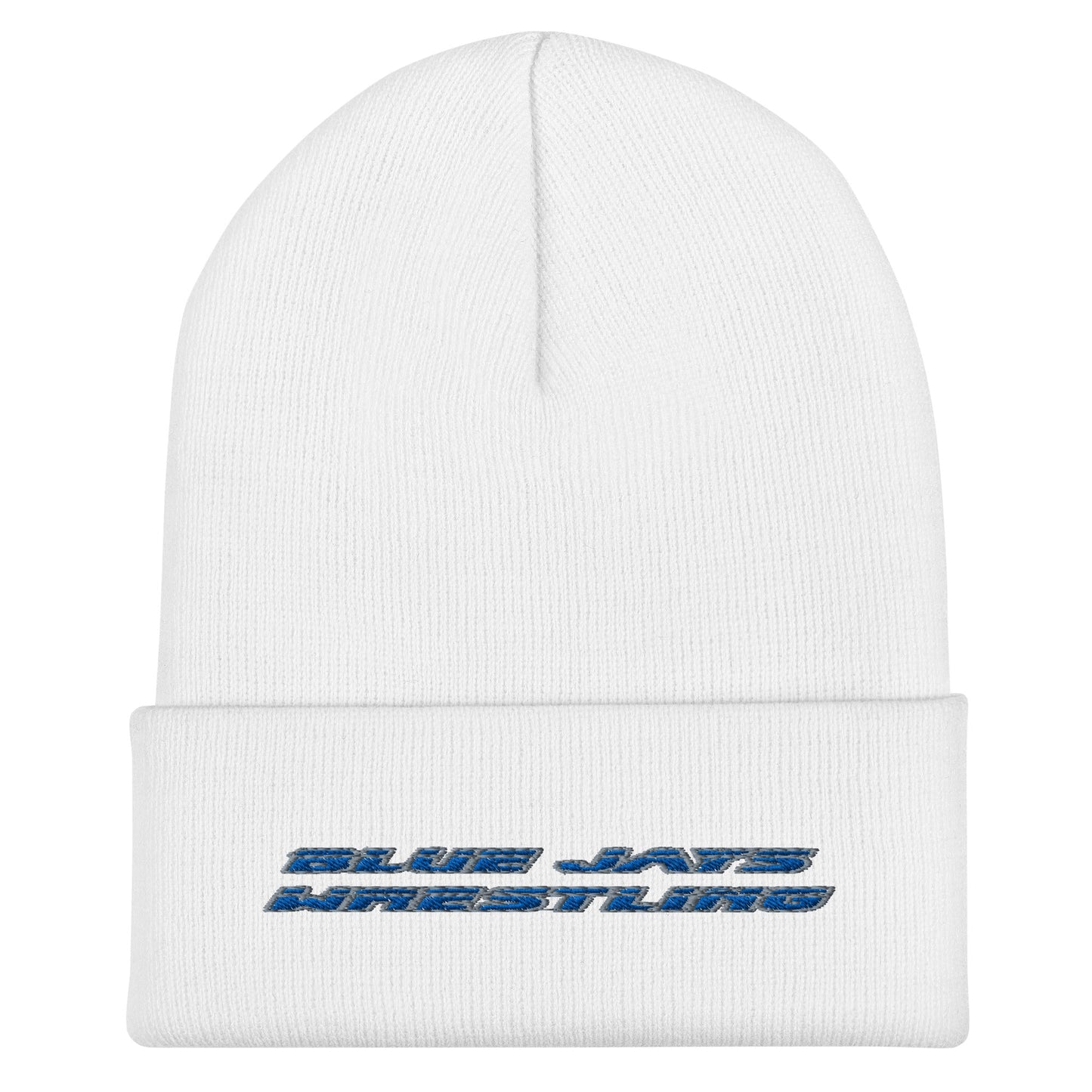Cuffed Beanie | Middlesex Bluejays Wrestling | Retro Wrestling Logo
