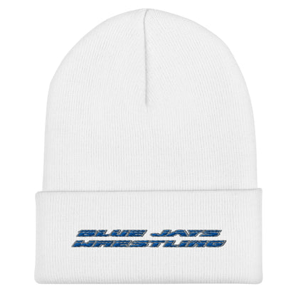 Cuffed Beanie | Middlesex Bluejays Wrestling | Retro Wrestling Logo