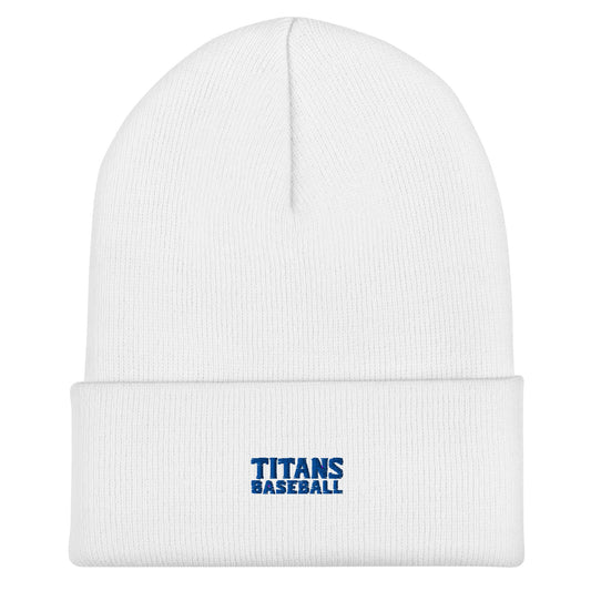 Cuffed Beanie | Mighty Titans Baseball | Crest Logo