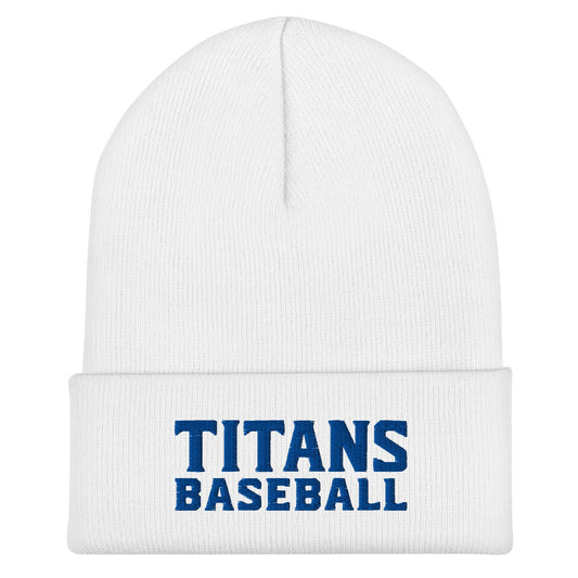 Cuffed Beanie | Mighty Titans Baseball | Crest Logo