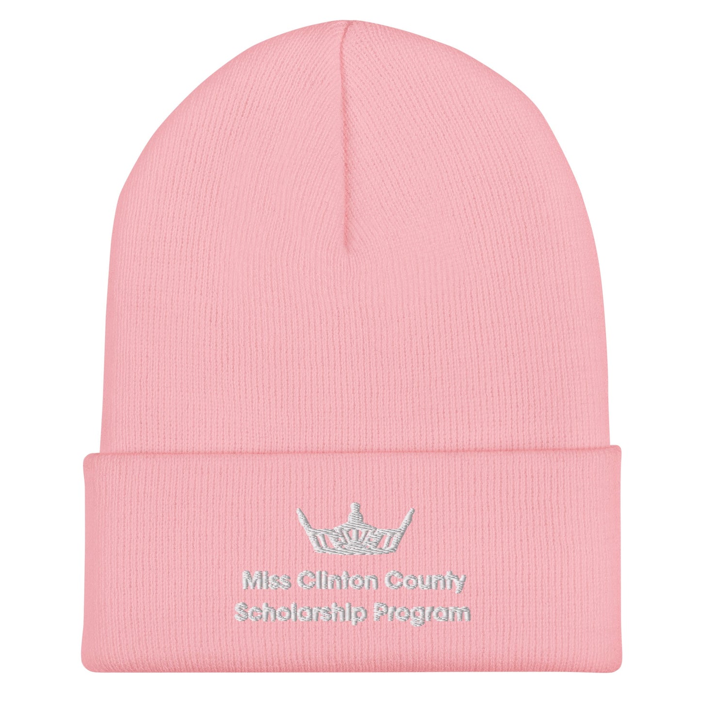 Cuffed Beanie | Miss Clinton County Scholarship Program | Alt Logo